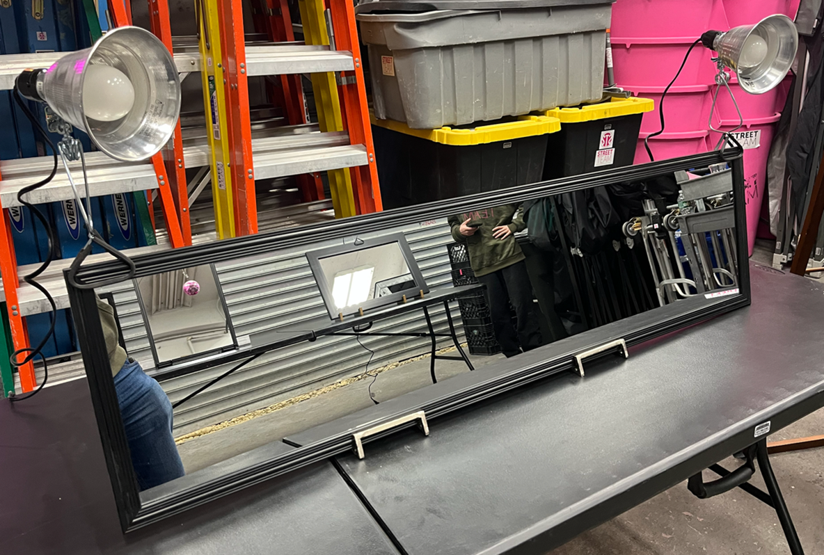 Long rectangle mirror